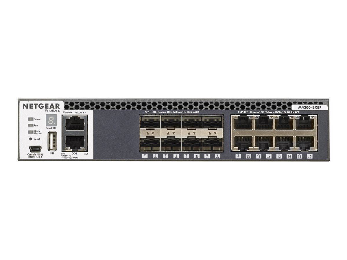 NETGEAR XSM4316S-100NES Netgear M4300-8X8F MANAGED SWITCH Stackable 8x10G and 8xSFP+ (XSM4316S)_2