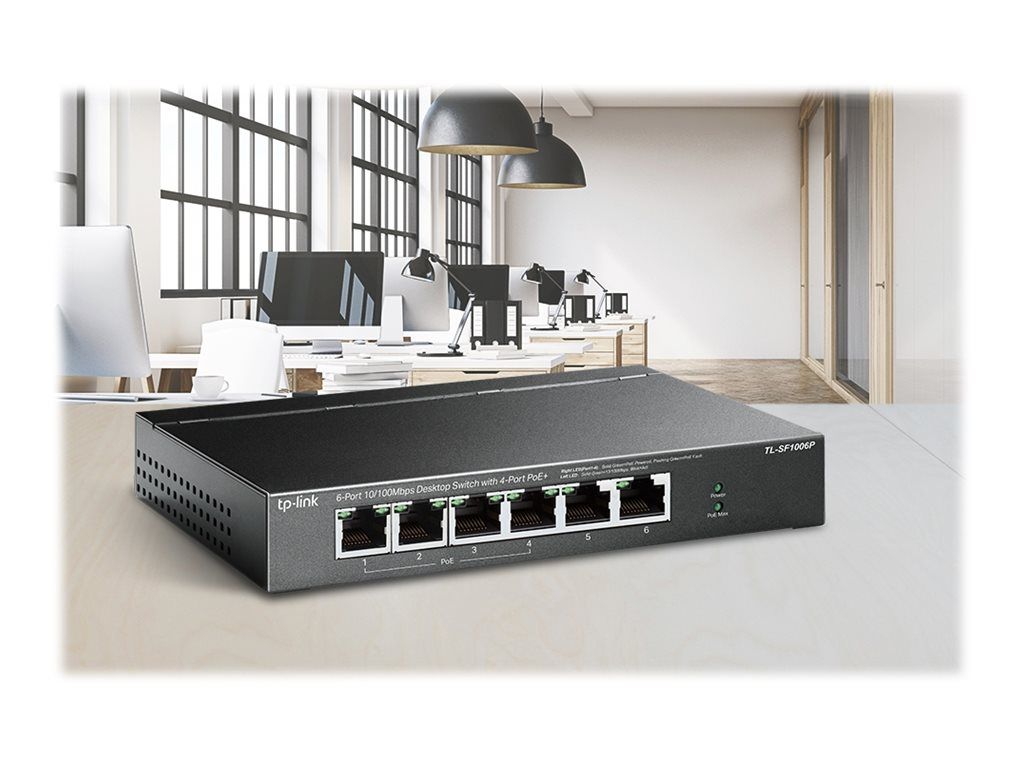 Switch TP-Link TL-SF1006P, 6 port, 10/100 Mbps_3