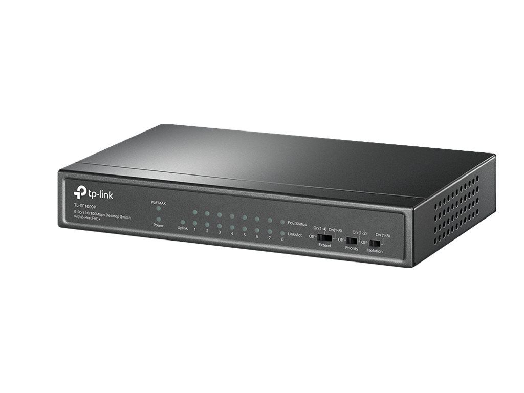 Switch TP-Link TL-SF1009P, 9 port, 10/100 Mbps_4