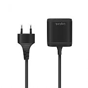 ALIMENTATOR retea 220V LOGILINK, universal, 1 x USB-C, 1 x USB-A, maxim 2.4A, 12W, suport OCP/OVP/SCP, 1.5m, negru, 