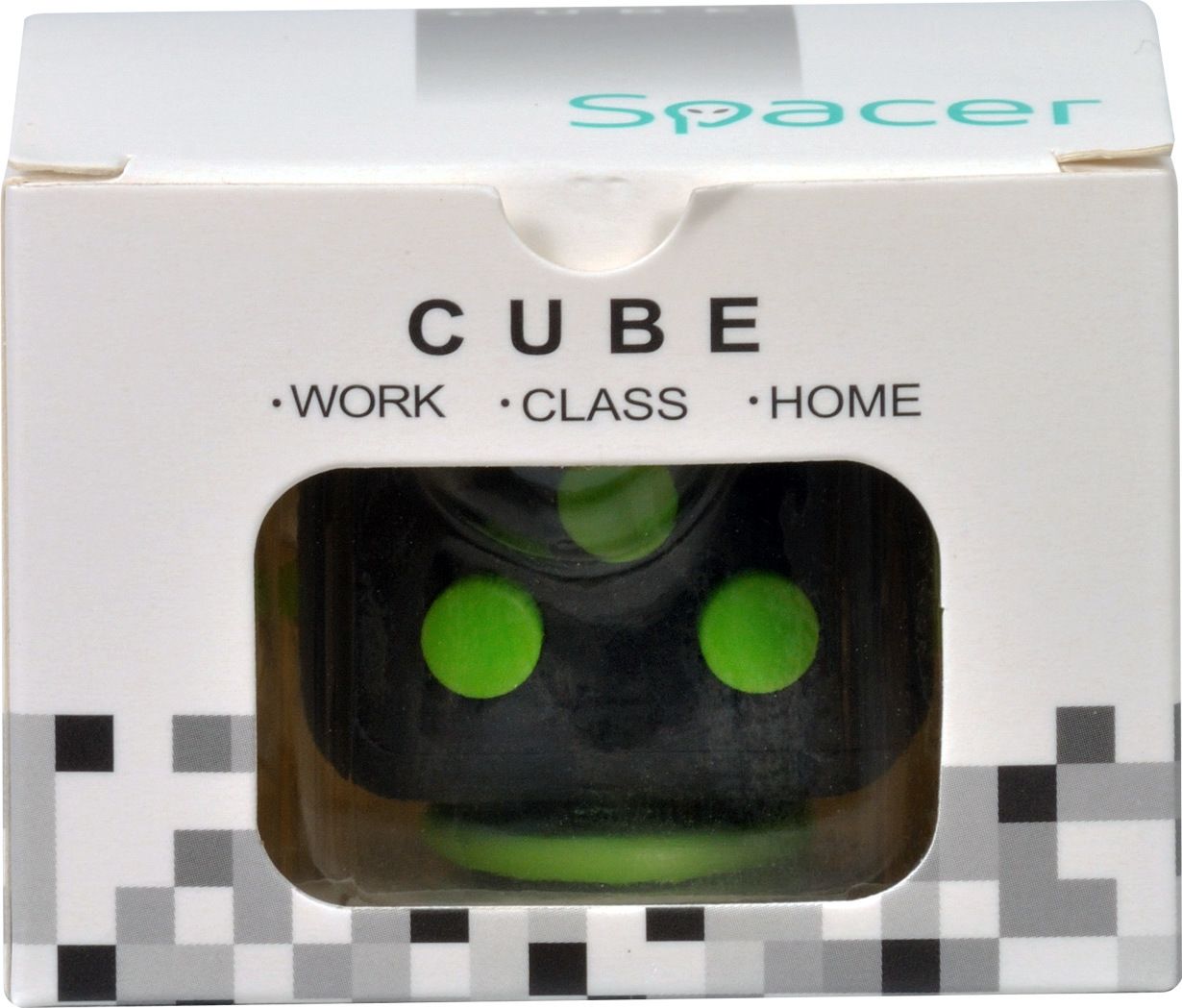 CUB ANTISTRES SPACER, FIDGET, black cu butoane green, 