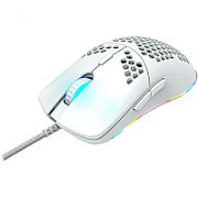 CANYON,Gaming Mouse with 7 programmable buttons, Pixart 3519 optical sensor, 4 levels of DPI and up to 4200, 5 million times key life, 1.65m Ultraweave cable, UPE feet and colorful RGB lights, White, size:128.5x67x37.5mm, 105g_2