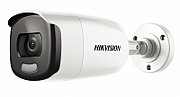 Camera supraveghere Hikvision Turbo HD DS-2CE12HFT-F28(2.8mm); 5MP, ColorVu - imagini color pe timp de noapte, senzor: 5 MP CMOS, rezolutie: 2560 (H) × 1944 (V) 5MP@20fps, iluminare: 0.0005 Lux @ (F1.0, AGC ON), 0 Lux cu lumina alba, lentila fixa: 2.8mm, distanta iluminare 40 metri cu ajutorul_1