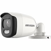 Camera supraveghere Hikvision Turbo HD DS-2CE10HFT-F28(2.8mm); 5MP, ColorVu - imagini color pe timp de noapte, senzor: 5 MP CMOS, rezolutie: 2560 (H) × 1944 (V) 5MP@20fps, iluminare: 0.0005 Lux @ (F1.0, AGC ON), 0 Lux cu lumina alba, lentila fixa: 2.8mm, distanta iluminare 20 metri cu ajutorul_1