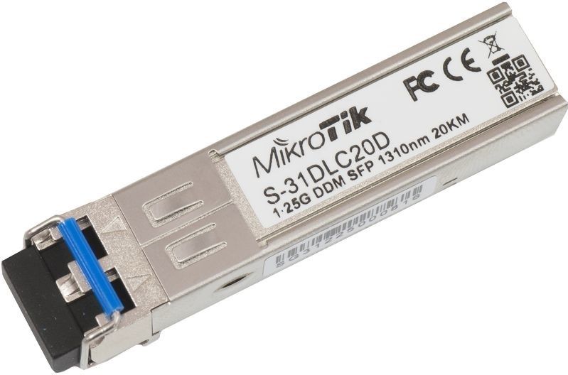 MIKROTIK S-31DLC20D SFP Module 1.25Gb/s 1310nm 2x LC 20km Single mode_4