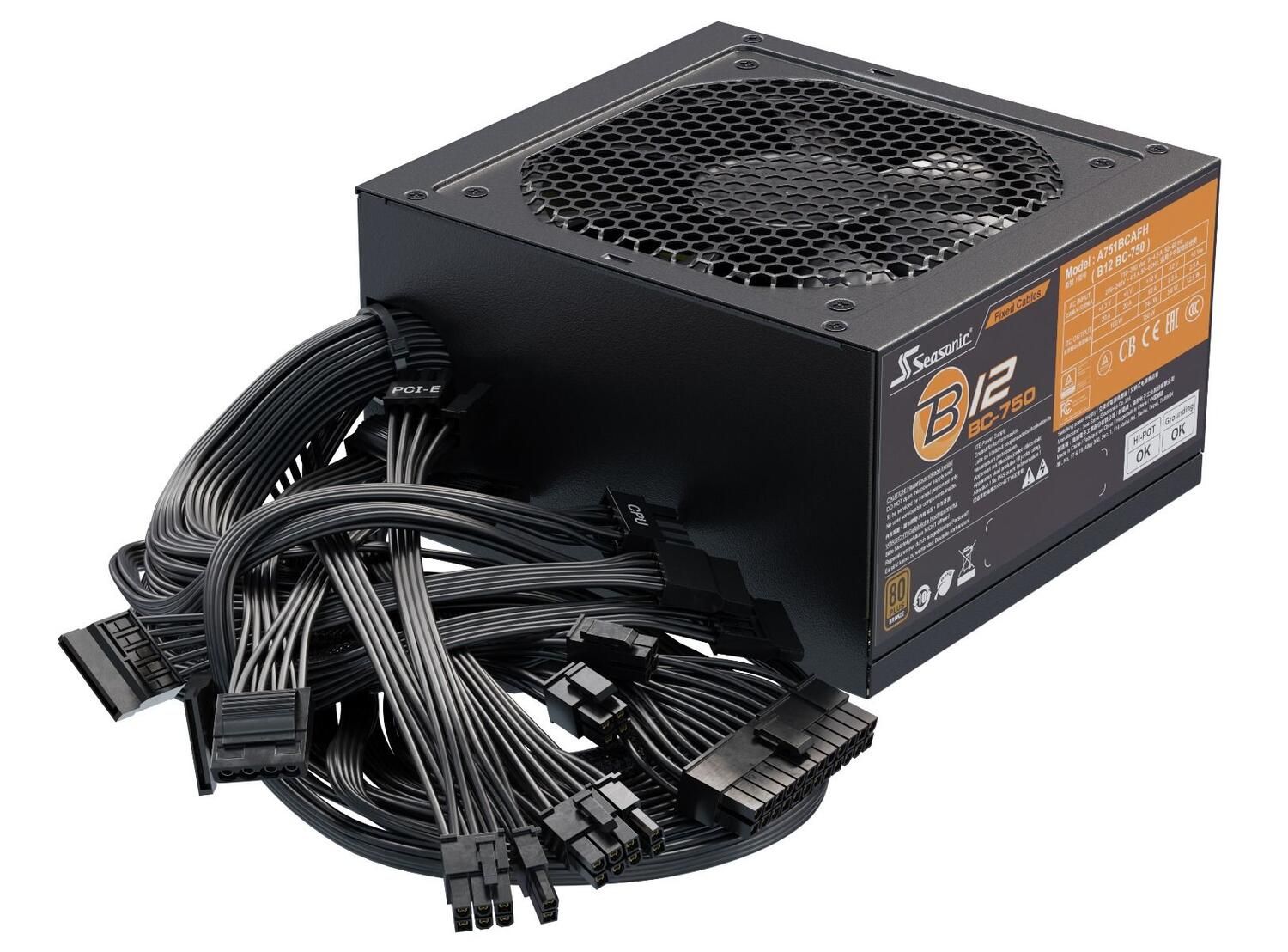 B12 BC-750 80+ Bronze, Cabluri fixe, 750W, Negru_4