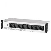 UPS Legrand Keor PDU monofazat, 800VA/480W, IN 1xIEC 10A OUT 8x Schuko, technologie off-line, conexiune USB HID, capacitate baterie 12V/9AH, 230V, dimensiuni 440x150x88mm, greutate 5kg_1