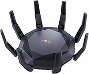 Router Wireless Asus RT-AX89X, 12-stream AX6000 Dual Band WiFi 6, MIMO and OFDMA, Network Standard: IEEE 802.11a, IEEE 802.11b, IEEE 802.11g, WiFi 4 (802.11n), WiFi 5 (802.11ac), WiFi 6 (802.11ax), IPv4, IPv6, External antenna x 8, Transmit/Receive: 2.4 GHz 4 x 4, 5 GHz 8 x 8, 2.2GHz quad-core_2