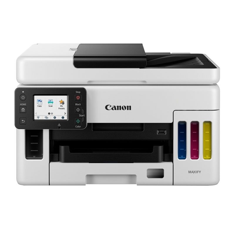 Multifunctional inkjet color CISS Canon Maxify GX6040, ( Print, Copy,Scan, Cloud), dimensiune A4 , duplex printare, ADF, viteza 24 ppm alb-negru, 15.5 ppm color, rezolutie 600X1200 dpi, alimentare hartie 250 +100 coli, Scannet CIS, rezolutie scanare:1200x1200, 99 copii max,zoom:25%-400%, format_2