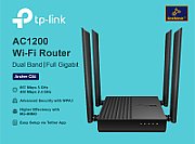 Router Wireless TP-Link ARCHER C64, standarde wireess: IEEE 802.11ac/n/a 5 GHz, IEEE 802.11n/b/g 2.4 GHz, viteza: 5 GHz: 867 Mbps (802.11ac), 2.4 GHz: 400 Mbps (802.11n), 4 × antene fixe de înaltă performanță, MU-MIMO, Processor:1.2 GHz CPU, interfata: 1 × port WAN Gigabit, 4 × porturi Gigabit LAN._1