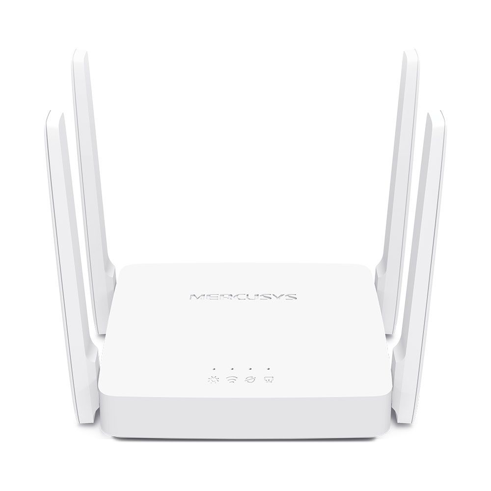 ROUTER MERCUSYS wireless 1200Mbps, 2 porturi LAN 10/100 Mbps, 1 x WAN 10/100 Mbps, 4 x antene externe, Dual Band AC1200 