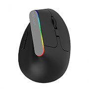 MOUSE DELUX, PC sau NB, wireless, 2.4GHz, optic, 1600 dpi, butoane/scroll 6/1, , negru, 