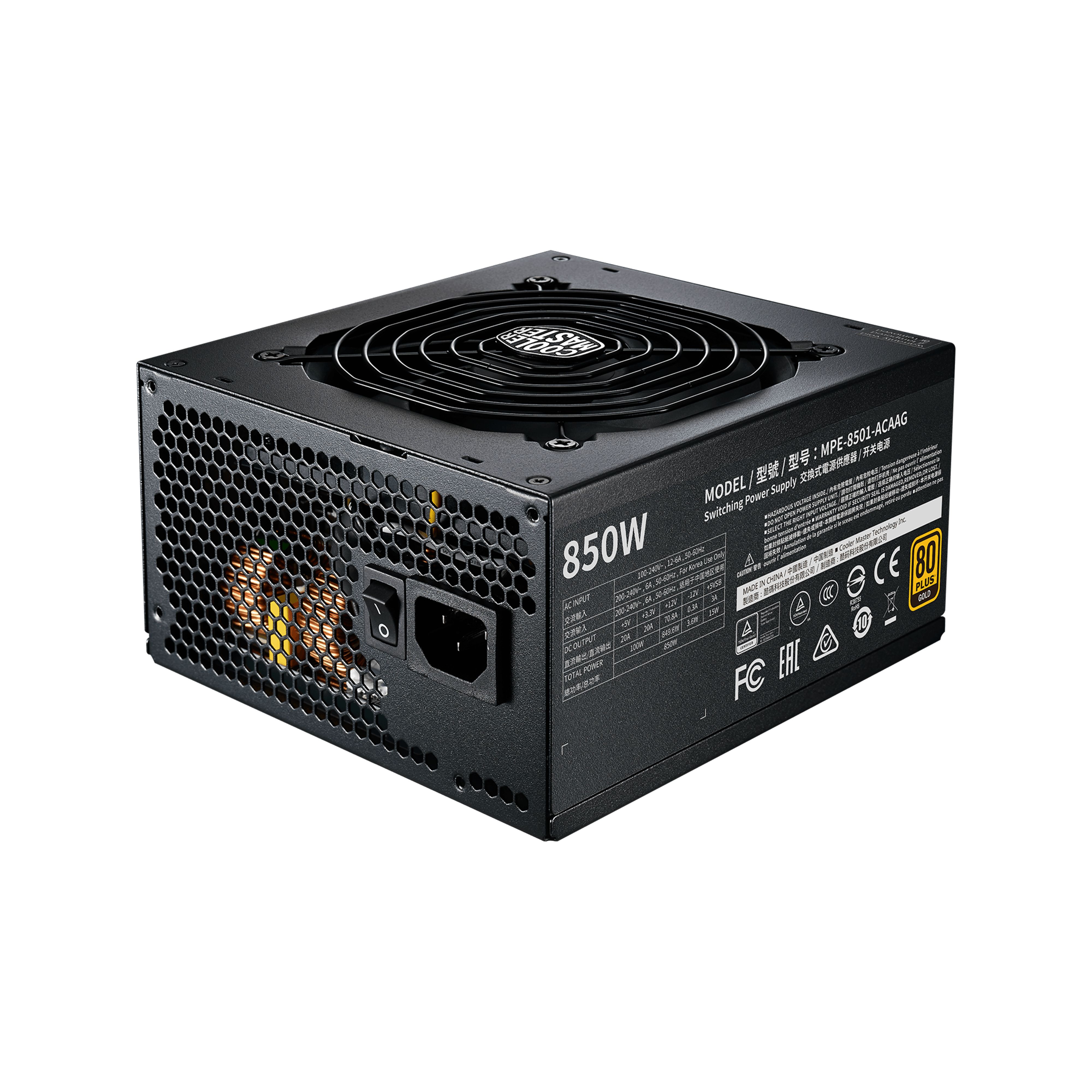 COOLER MASTER PSU MWE Gold-v2 850W 80+ Gold modular_2