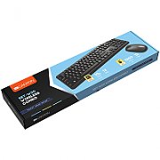 Wireless combo set,Wireless keyboard with Silent switches,104 keys, UK&US 2 in 1 layout,optical 3D Wireless mice 100DPI black_5