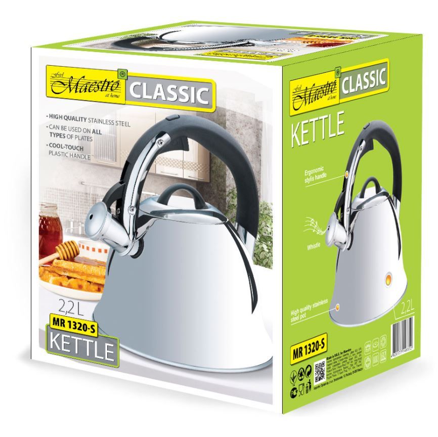 Non-electric kettle Maestro MR-1320-S Silver 2,2 L_2