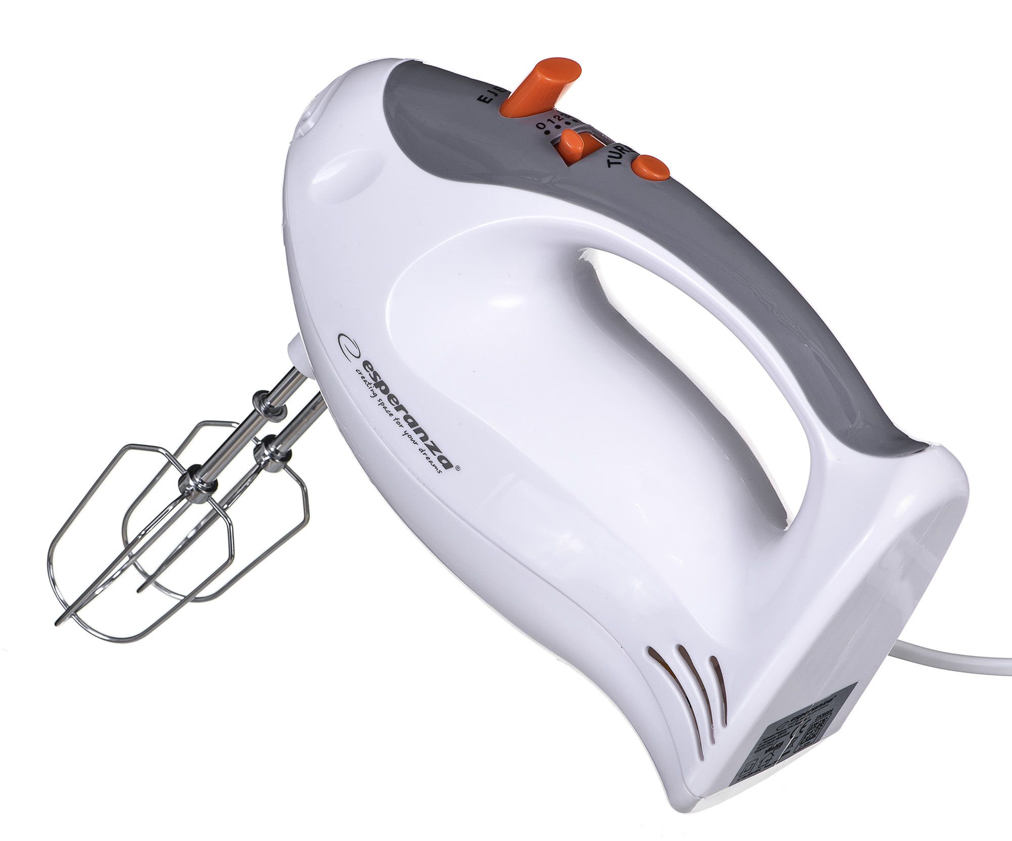 Esperanza EKM009 Hand mixer Gray, White 250 W_3