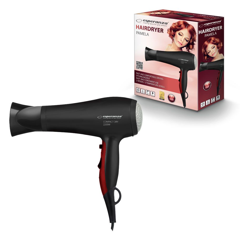 Esperanza EBH004K Hair dryer Black 2200 W_3