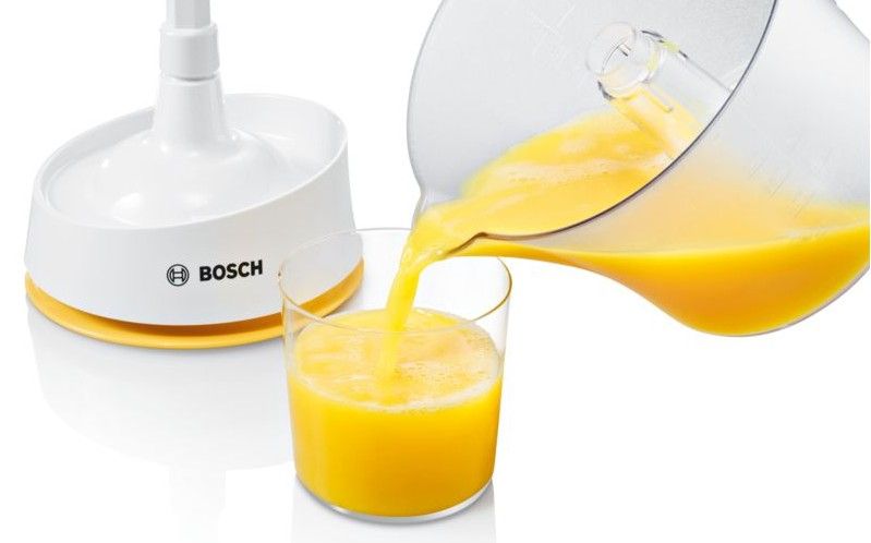 Bosch MCP3500 electric citrus press 0.8 L 25 W White, Yellow_3