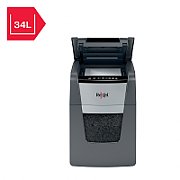 Rexel AutoFeed+ 100X automatic shredder, P-4, cuts confetti cut (4x28mm), 100 sheets, 34 litre bin_7