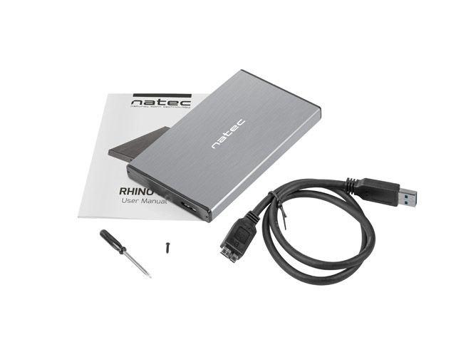 NATEC HDD ENCLOSURE RHINO GO (USB 3.0, 2.5