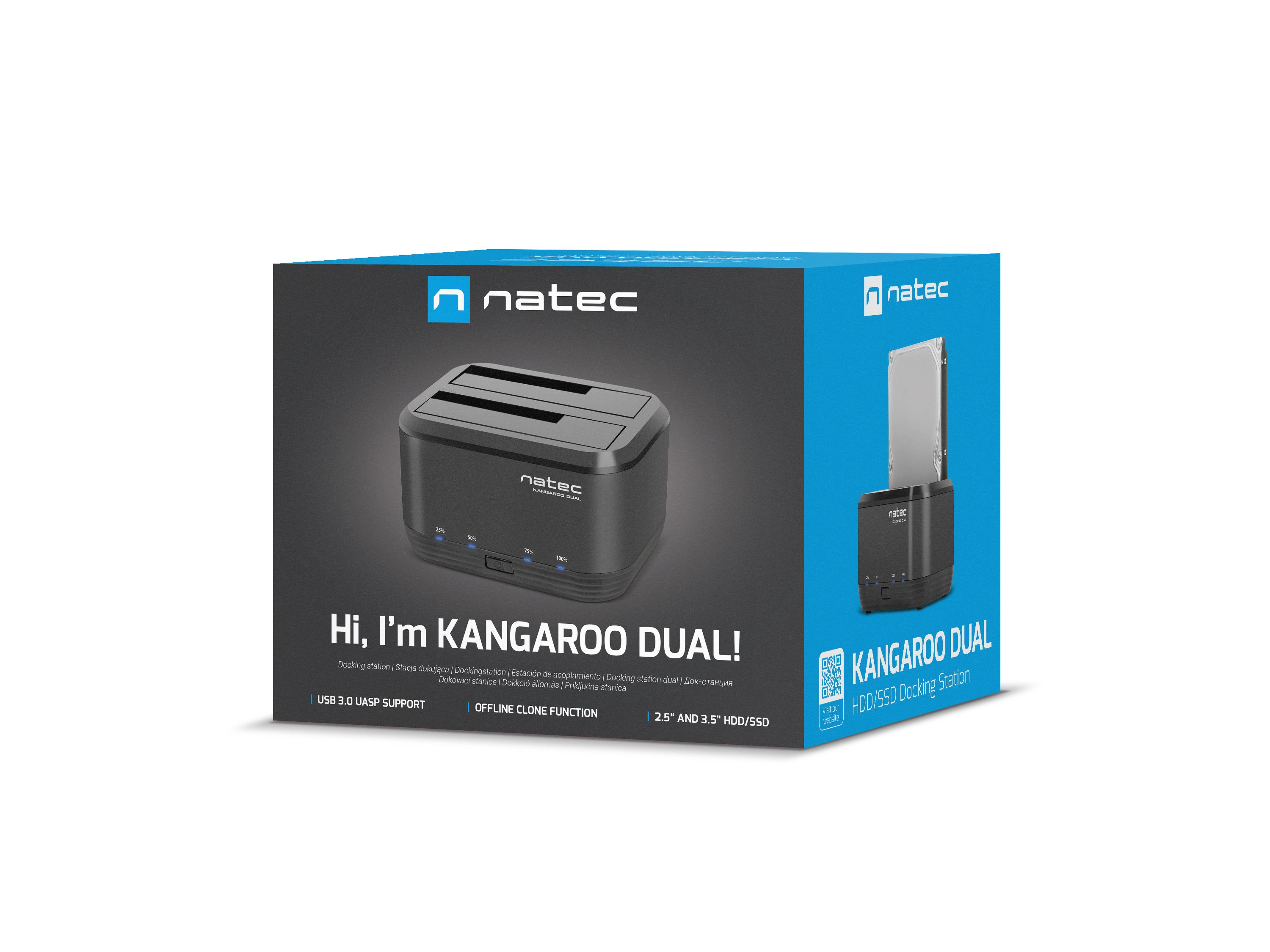 NATEC Kangaroo Dual USB 3.2 Gen 1 (3.1 Gen 1) Type-A Black_7