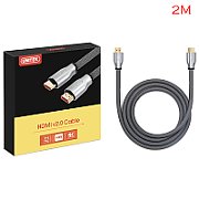 UNITEK Y-C138RGY HDMI cable 2 m HDMI Type A (Standard) Silver, Zinc_2