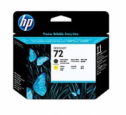 HP C9384A Cartus HP 72 negru mat + galben_1