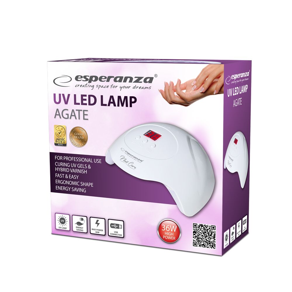 Esperanza EBN010 nail dryer UV + LED 36W_4