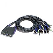 Aten 4-Port USB VGA KVM Switch with Audio_1