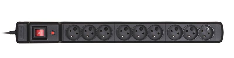 Activejet ACJ COMBO 9GN 5M black power strip with cord_2