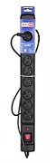 Activejet ACJ COMBO 9GN 5M black power strip with cord_3