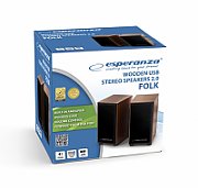 Esperanza 2.0 FOLK speaker set 2.0 channels 6 W Wood_4