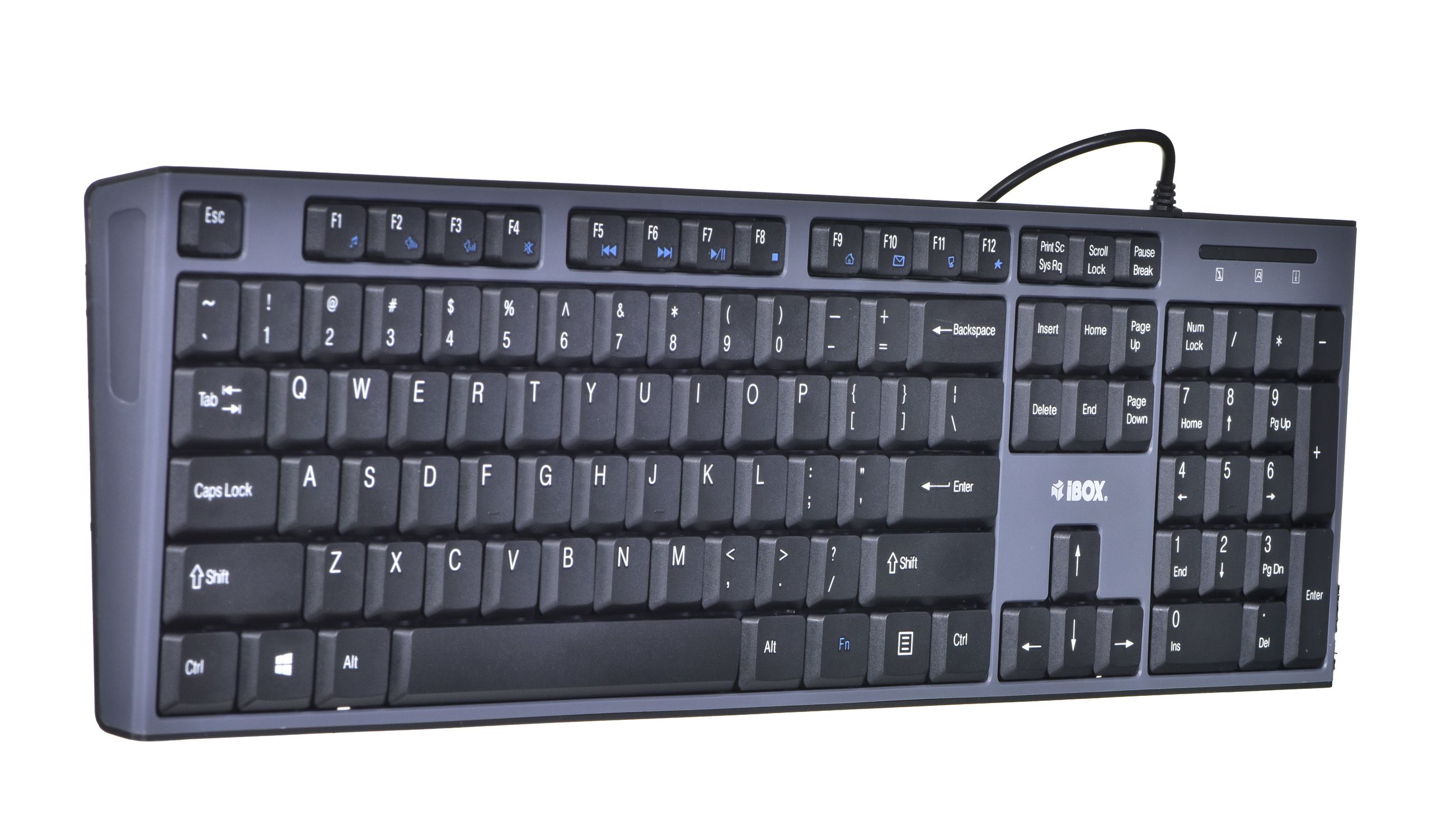 Keyboard + mouse Set IBOX IKMS606 (USB 2.0; (US); black color; Optical; 800 DPI)_4