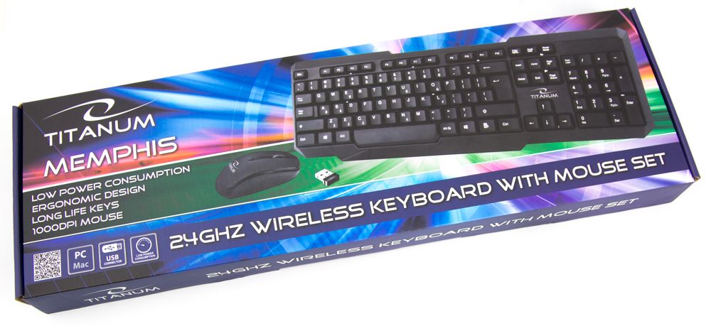 TITANUM TK108 Keyboard + USB mouse Black_4