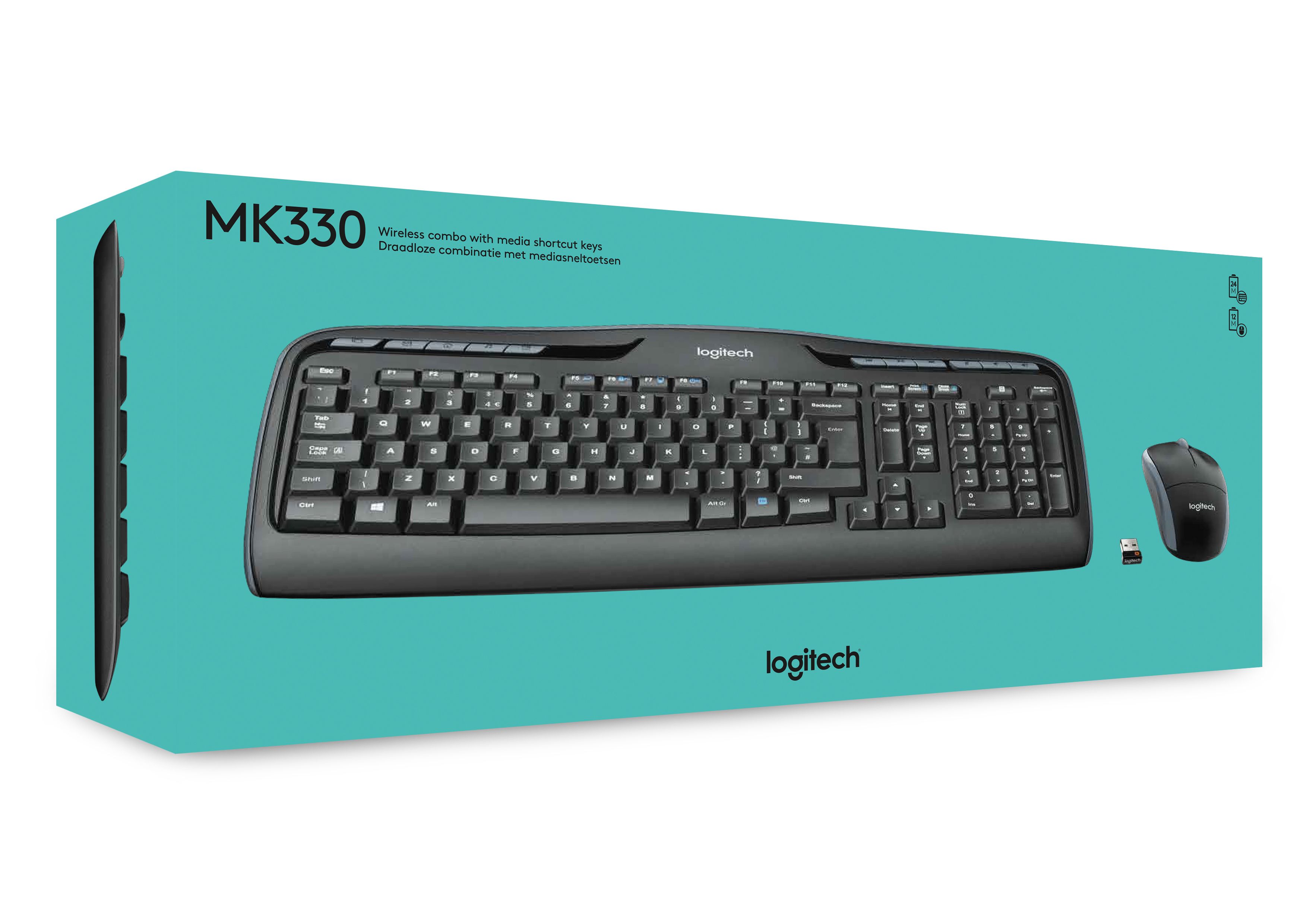 Logitech Desktop MK330 Wireless [US] black_5