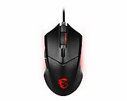 MSI CLUTCH GM08 Optical Gaming Mouse '4200 DPI Optical Sensor, 6 Programmable button, Symmetrical design, Durable switch with 10+ Million Clicks, Weight Adjustable, Red LED'_2