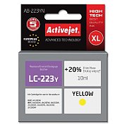 Activejet AB-223YN ink for Brother printer; Brother LC223Y replacement; Supreme; 10 ml; yellow_1