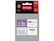 Activejet AB-1100YNX ink for Brother printer; Brother LC1100/LC980Y replacement; Supreme; 19.5 ml; yellow_1