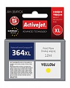 Activejet AH-364YCX ink for HP printer; HP 364XL CB325EE replacement; Premium; 12 ml; yelllow_1