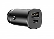 Car charger Baseus Square PPS QC4.0 / PD3.0 5A 30W (black)_1