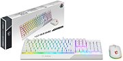 MSI Vigor GK30 Combo USB QWERTY Keyboard + Mouse GM11 White_1