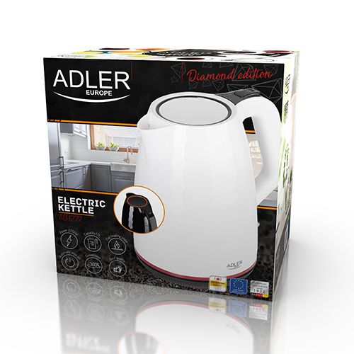 Adler AD 1277 B electric kettle 1.7 L Black 2200 W_5