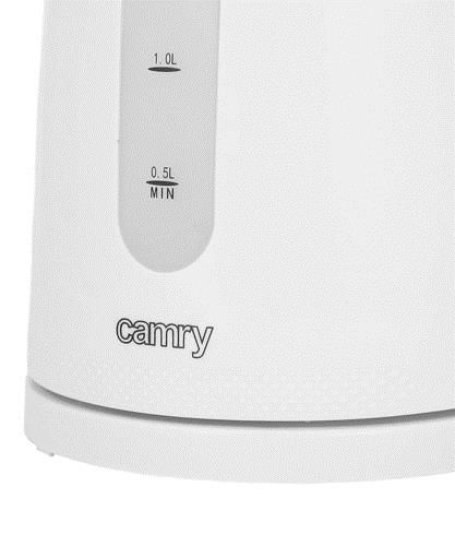 Camry CR 1254W electric kettle 1.7 L White 2200 W_3