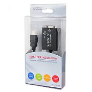 Savio CL-23 video cable adapter VGA (D-Sub) HDMI Type A (Standard) Black_2