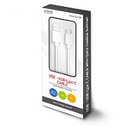 Savio USB – USB type C cable 5A, 1m CL-126 White_2