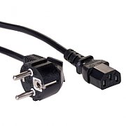 Akyga AK-PC-06A power cable Black 3 m CEE7/7 IEC C13_1