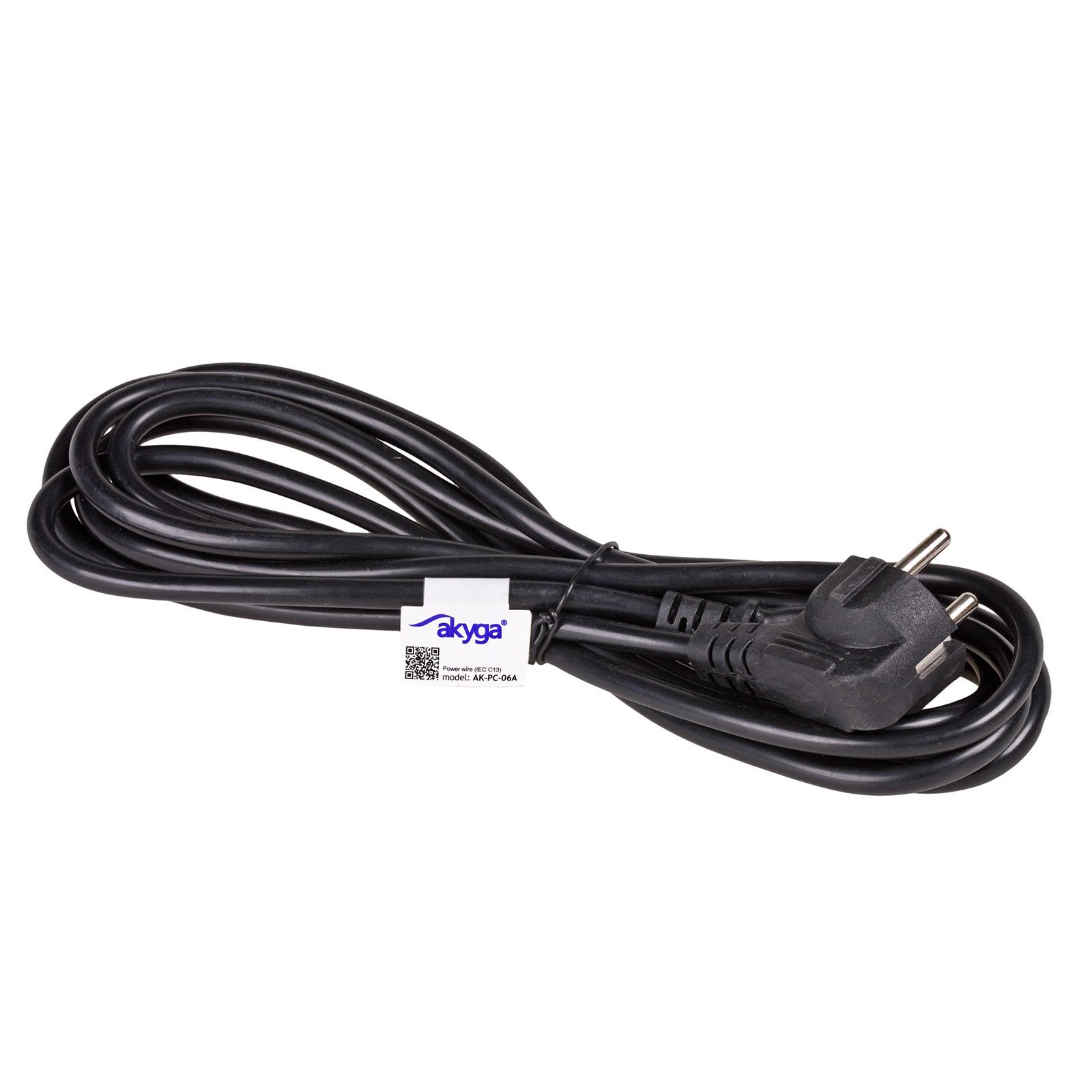 Akyga AK-PC-06A power cable Black 3 m CEE7/7 IEC C13_2