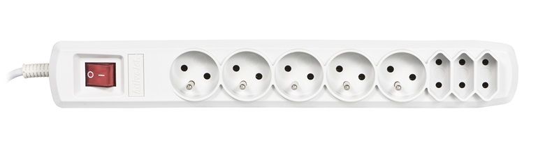 Activejet APN-8G/5M-GR power strip with cord_2