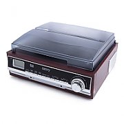 Camry CR 1113 Belt-drive audio turntable Black, Cappuccino, Chrome, Wood_2