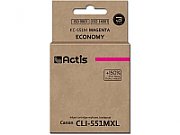 Actis KC-551M ink for Canon printer; Canon CLI-551M replacement; Standard; 12 ml; magenta (with chip)_1